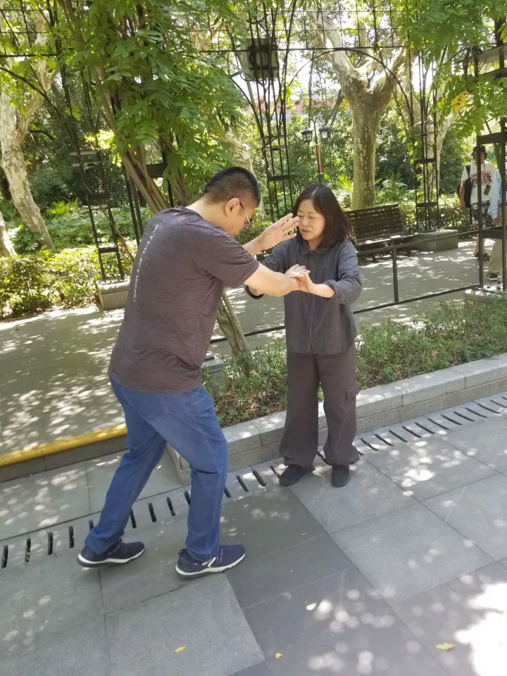 dans un jardin de Shanghai